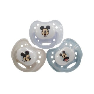 Foto 1 | Chupón Ortodóntico Disney Baby Mickie 3pz Azul Gris