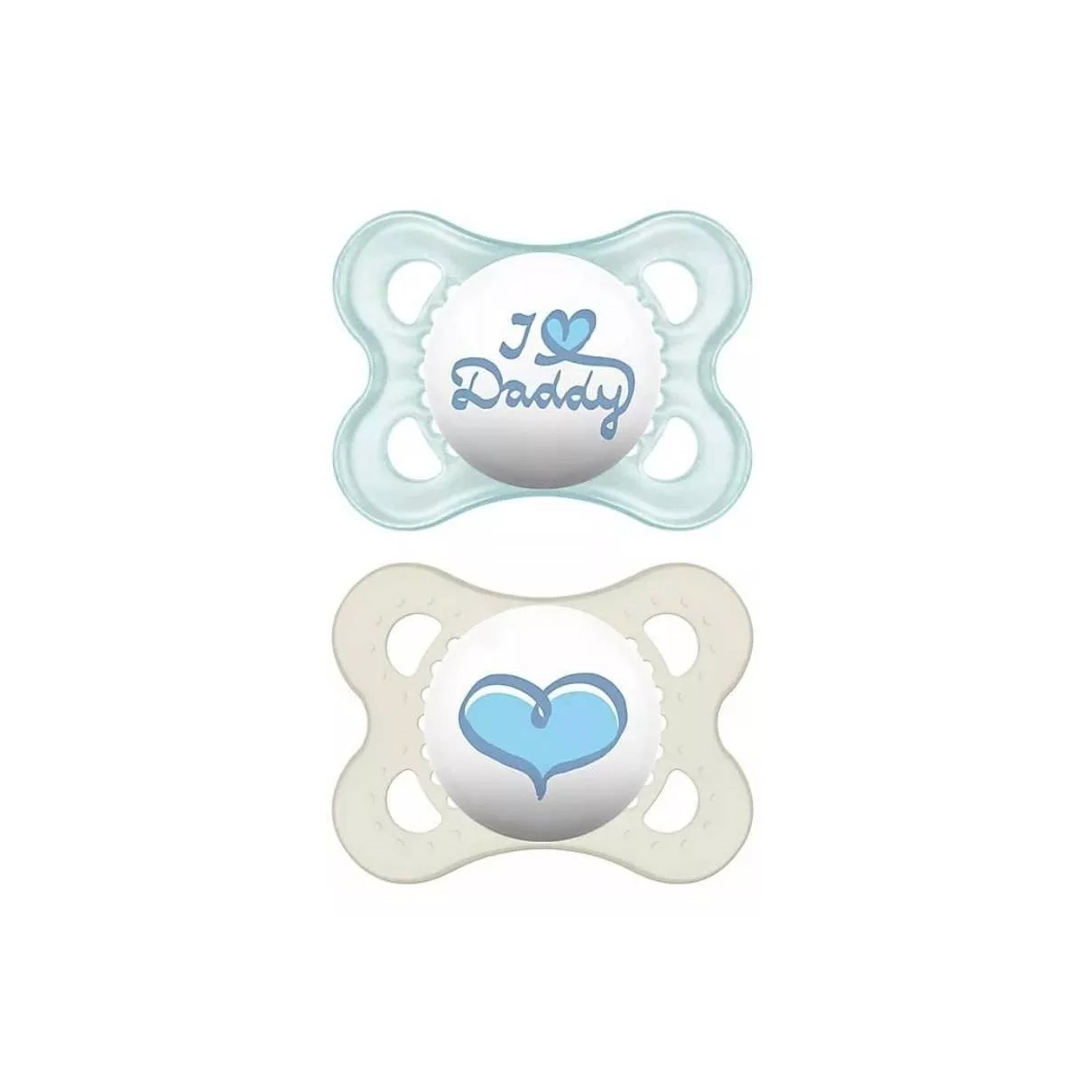 Chupón Mam Baby Original Daddy Azul 2-6m 2 Pz