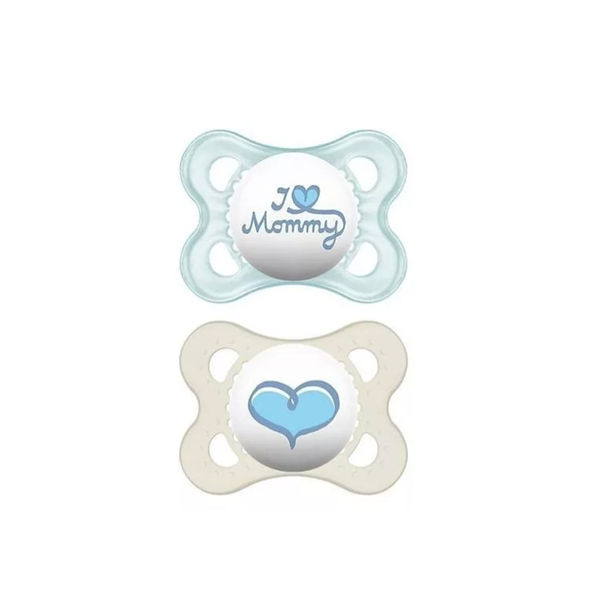 Foto 2 pulgar | Chupón Para Bebé Mam Baby Original Love Azul 2-6m 2 Pz