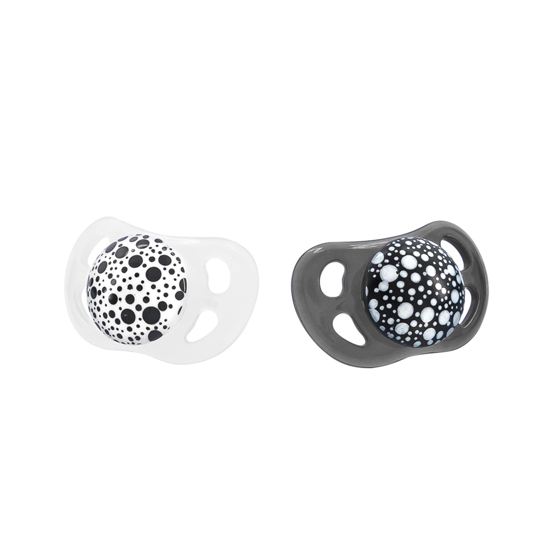 Pack 2 Chupetes Twistshake 6+ Meses Tetina Ortodóncica Color Blanco $374