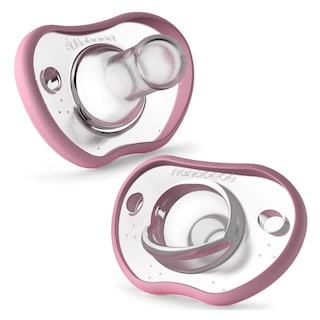 Foto 3 | Chupón Flexy Nanobébé 0-3m 4pz Rosa Blanco