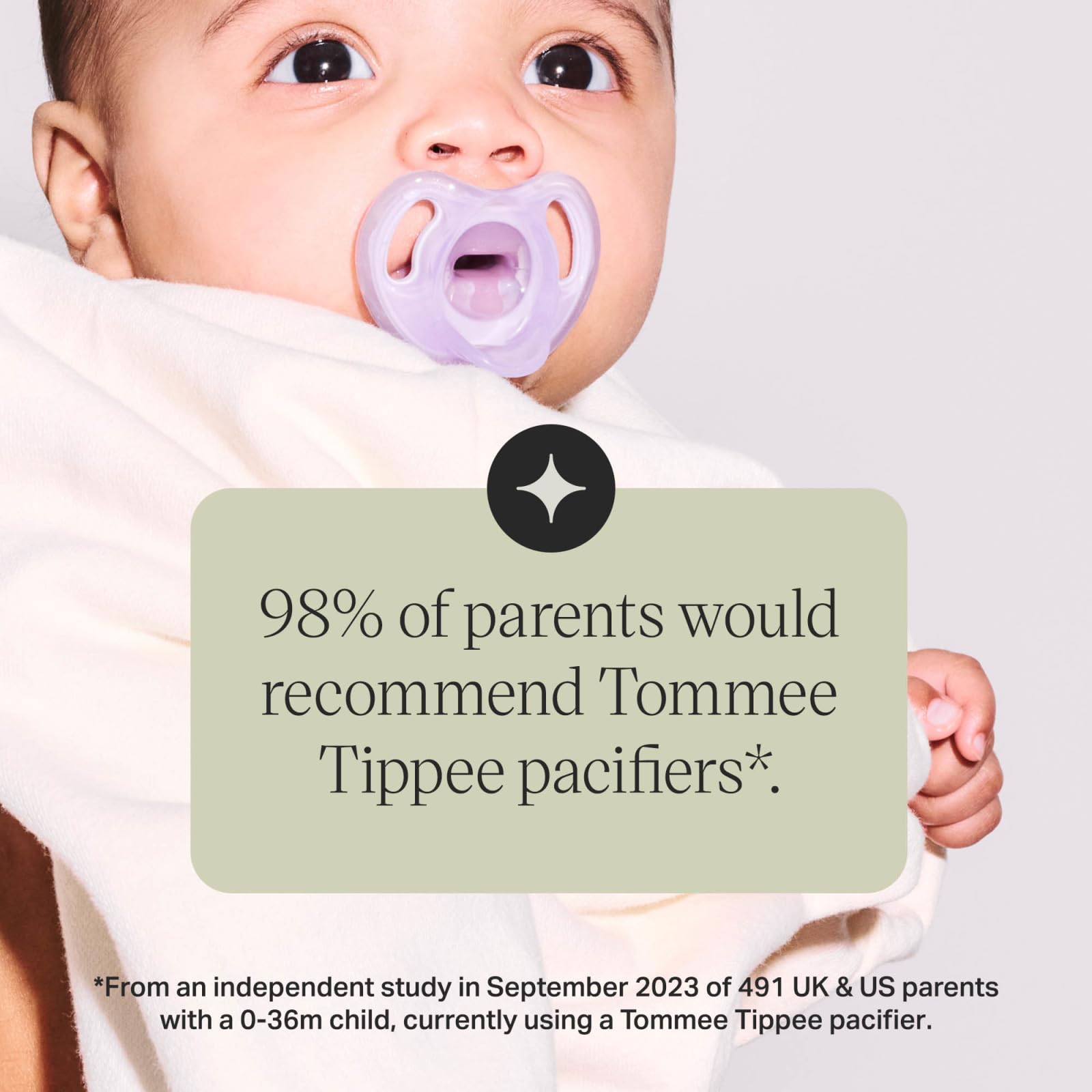 Foto 5 pulgar | Chupete Tommee Tippee De Silicona Ultraligero De 0 A 6 M (paquete De 4) - Venta Internacional.