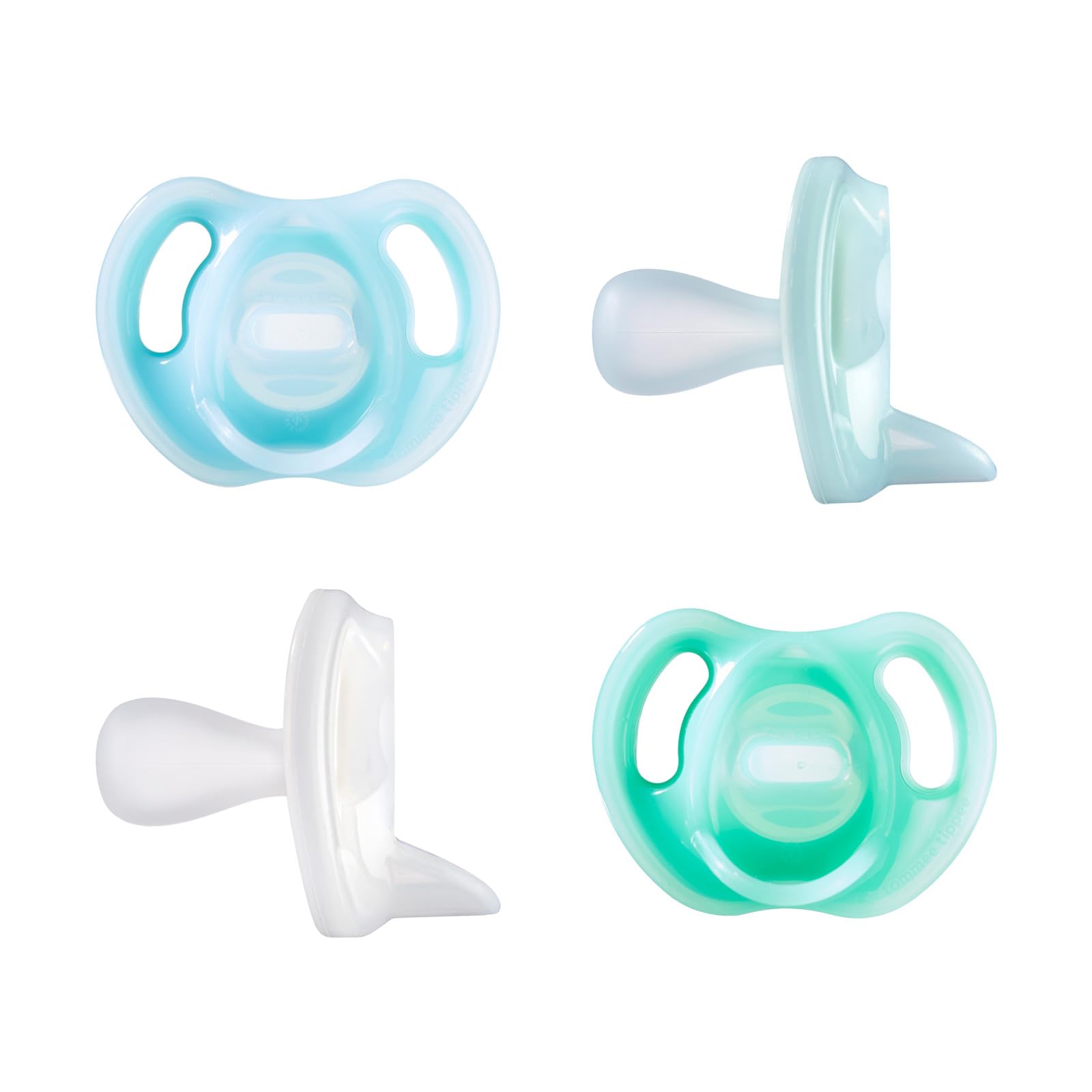 Chupete Tommee Tippee De Silicona Ultraligero De 0 A 6 M (paquete De 4) - Venta Internacional.