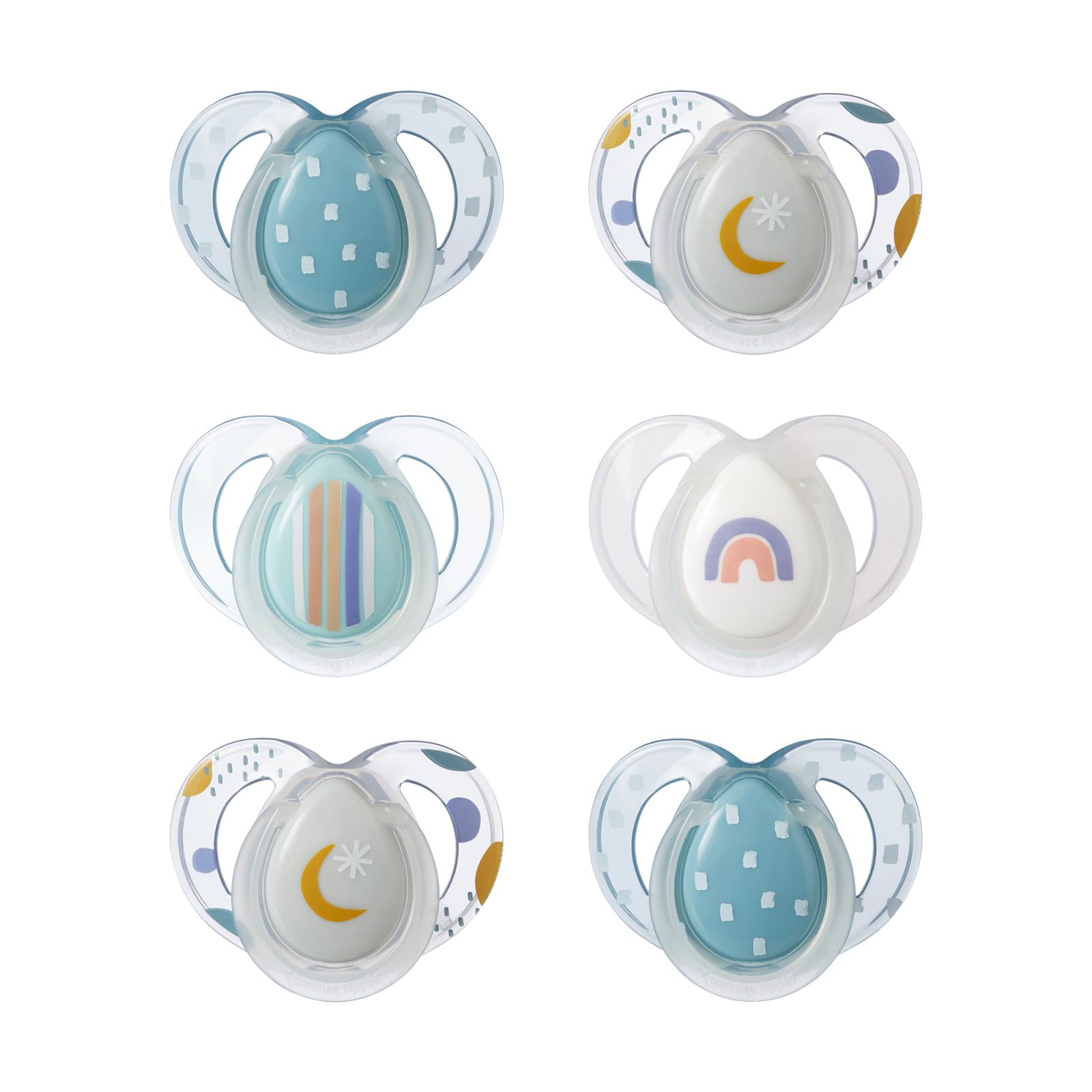 Foto 2 pulgar | Chupete Tommee Tippee Nighttime De 6 A 18 Meses Con Brillo En La Oscuridad - Venta Internacional.