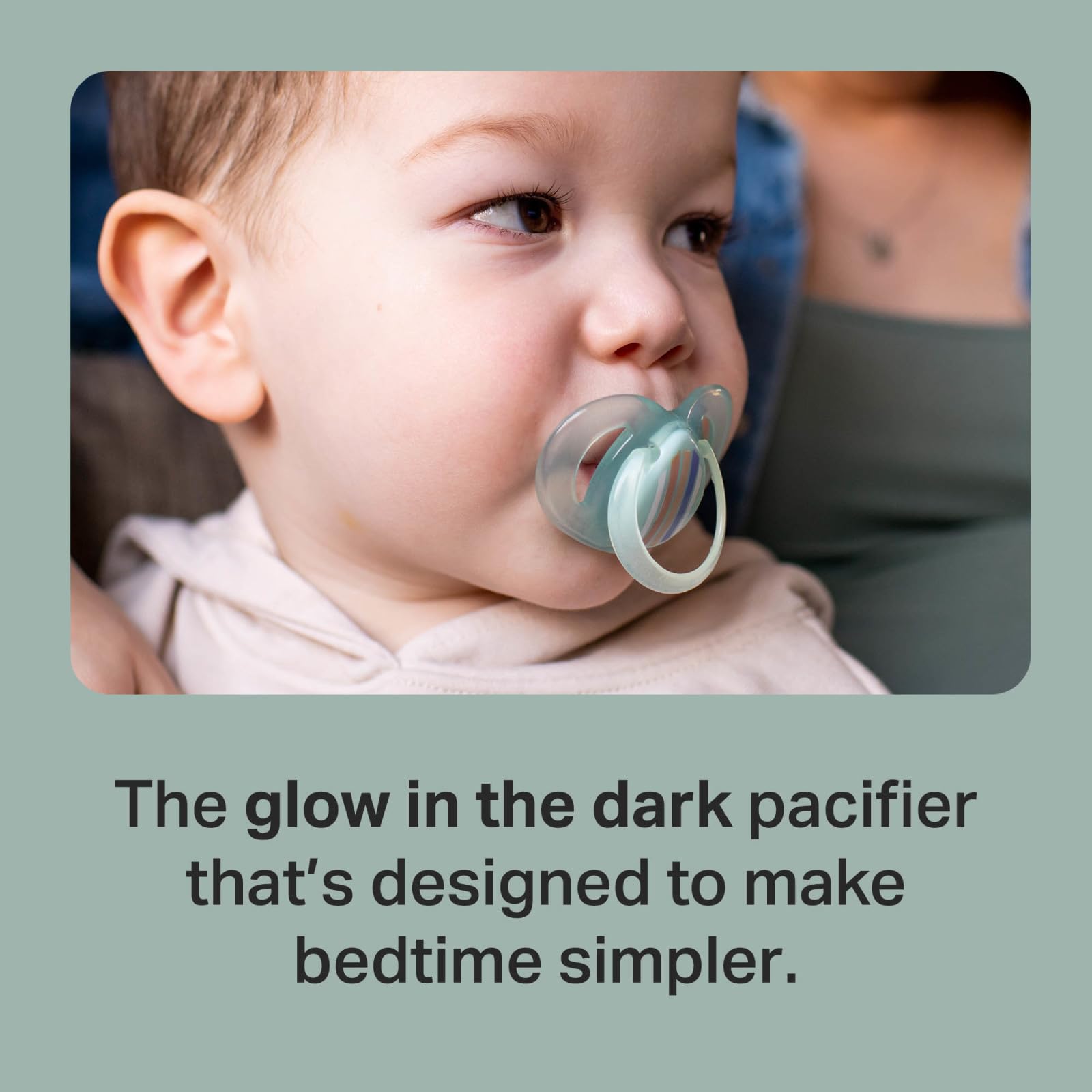 Foto 3 pulgar | Chupete Tommee Tippee Nighttime De 6 A 18 Meses Con Brillo En La Oscuridad - Venta Internacional.