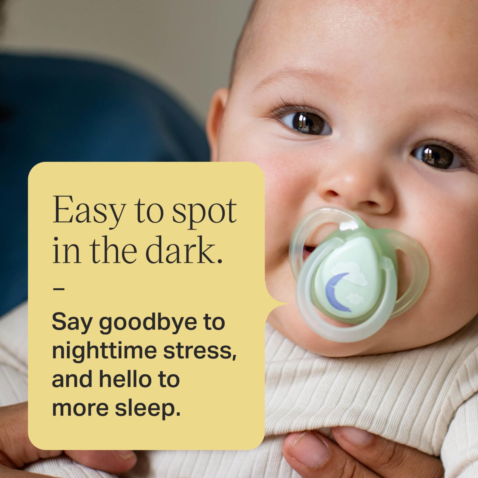Foto 7 pulgar | Chupete Tommee Tippee Nighttime De 6 A 18 Meses Con Brillo En La Oscuridad - Venta Internacional.