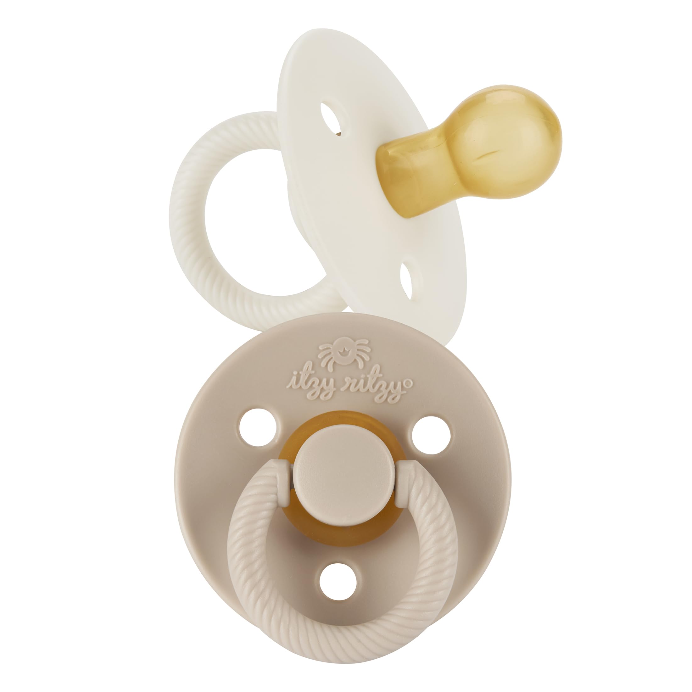 Chupetes Itzy Ritzy De Caucho Natural Para Recién Nacidos De 6 A 18 Meses (2) - Venta Internacional.