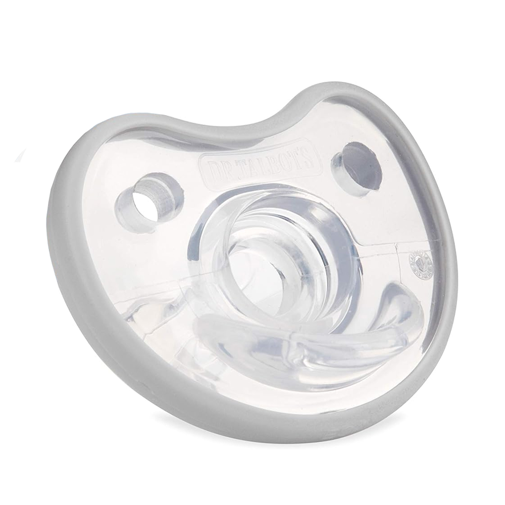 Foto 2 pulgar | Chupón Ortodóntico Soft Flex Dr. Talbots 0-6m Gris