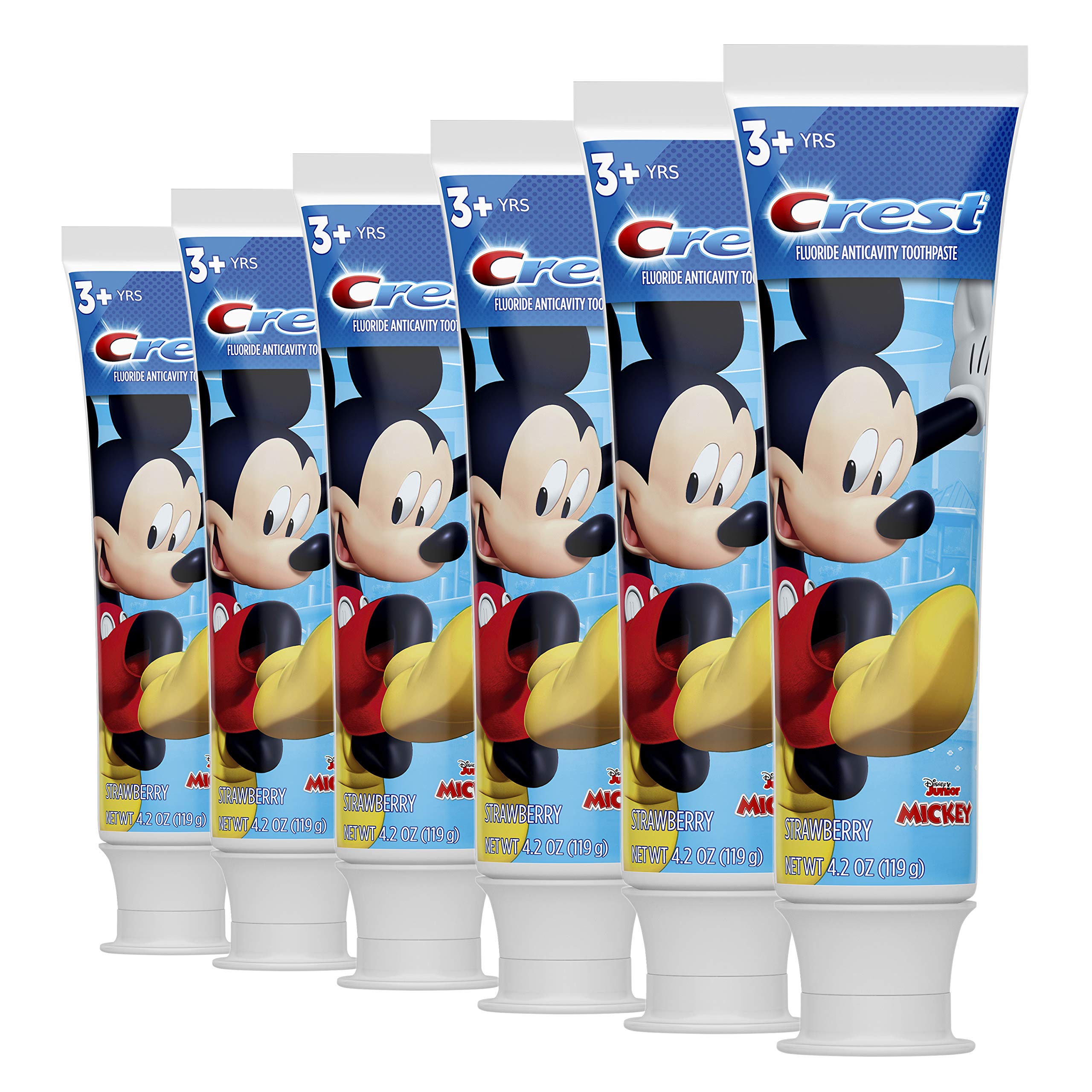 Foto 2 pulgar | Pasta De Dientes Crest Kid's Carive Protection Disney Mickey 125 Ml X 6 - Venta Internacional.