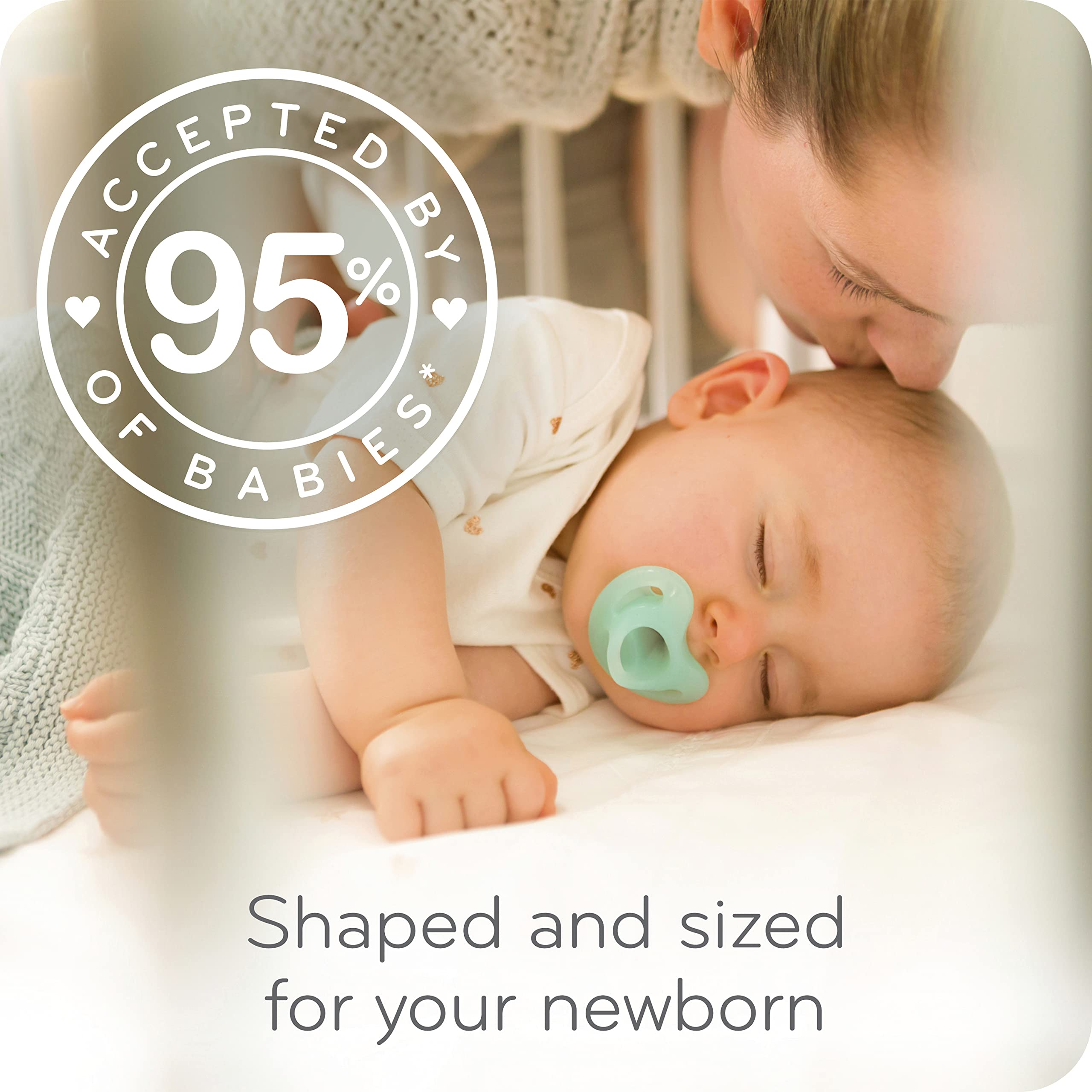 Foto 4 pulgar | Chupete Nuk Comfy Orthodontic Timeless De 6 A 18 Meses, 5 Unidades - Venta Internacional.