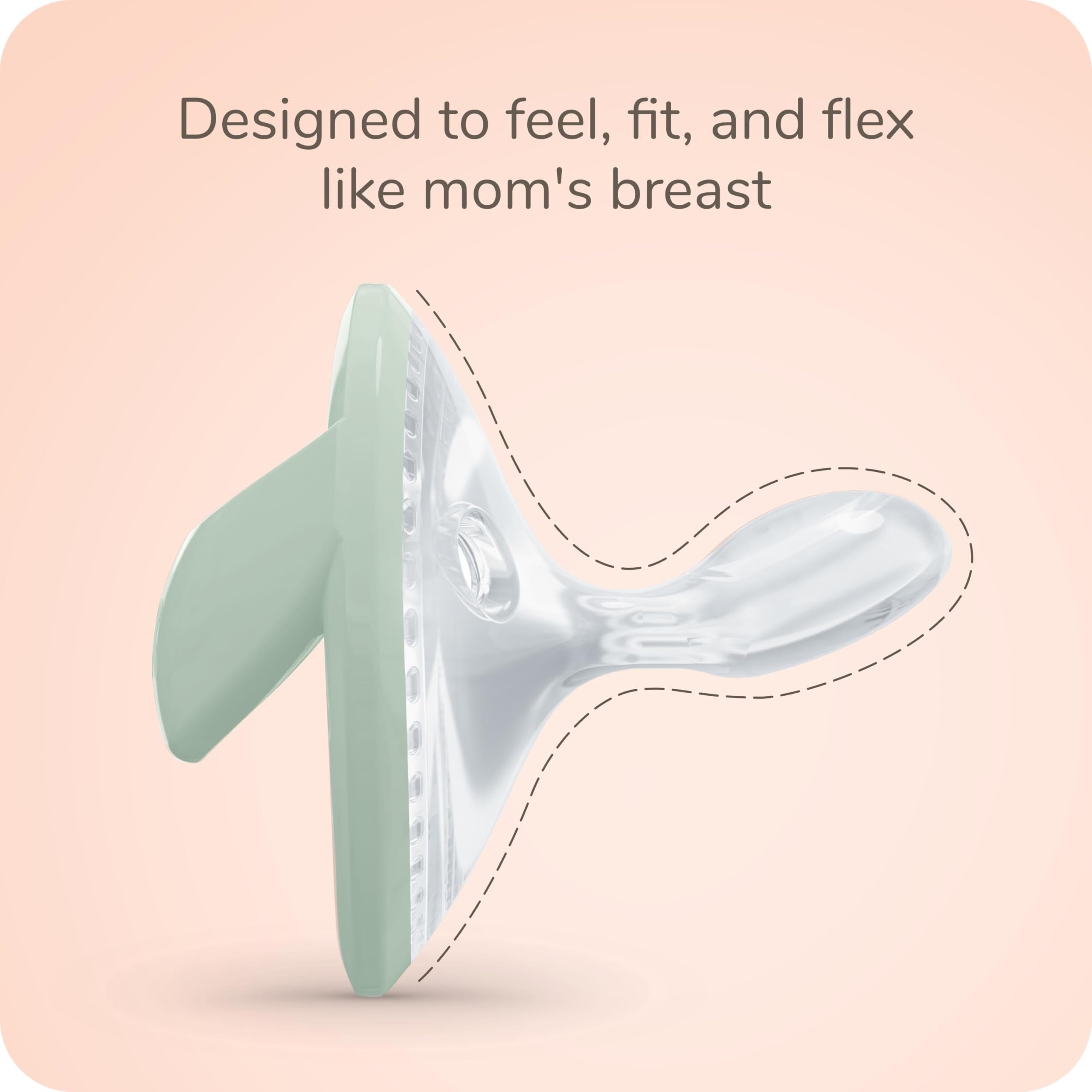 Foto 3 pulgar | Chupete Nuk For Nature™ Simply Natural De Silicona 0-6m - Venta Internacional.