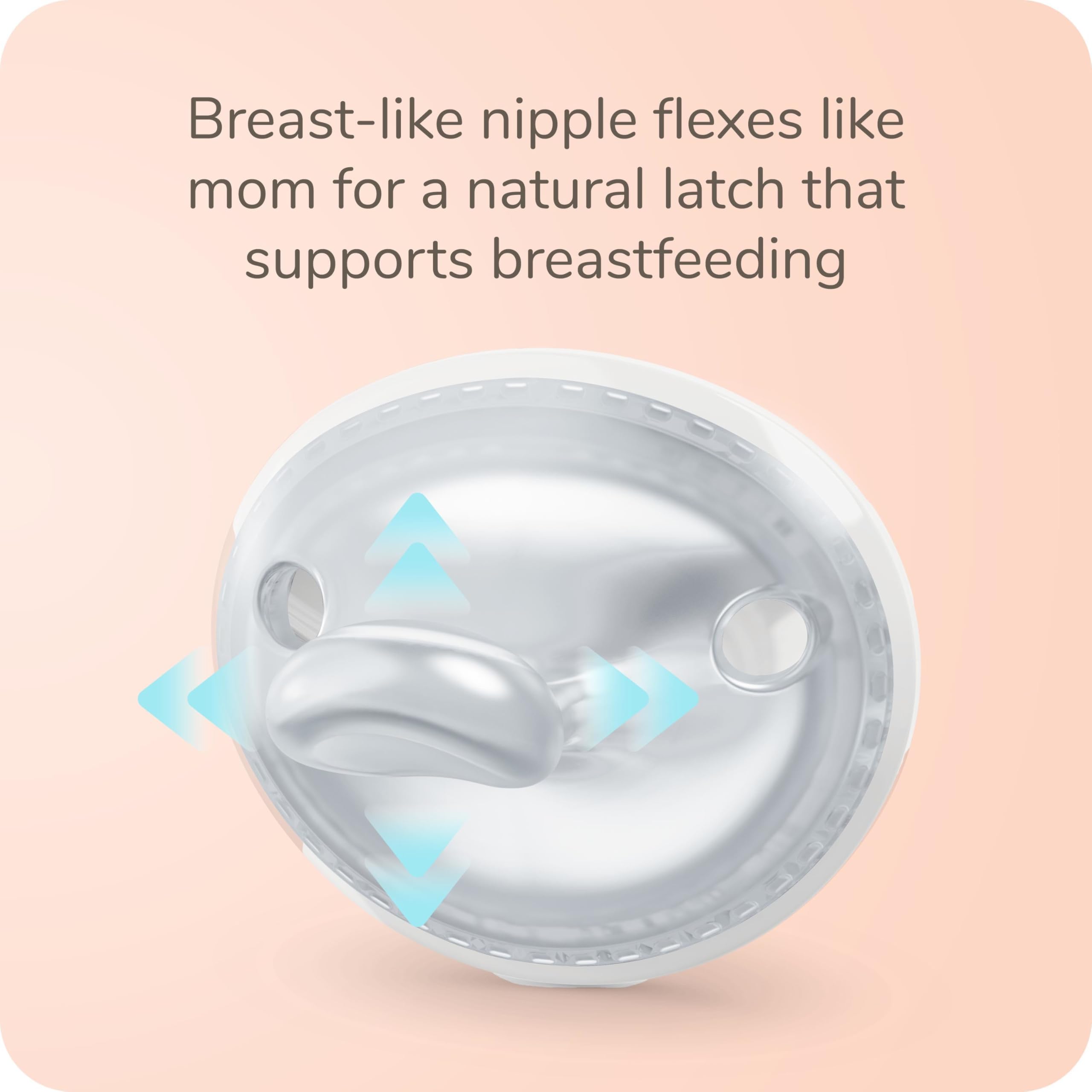 Foto 6 pulgar | Chupete Nuk For Nature™ Simply Natural De Silicona 0-6m - Venta Internacional.