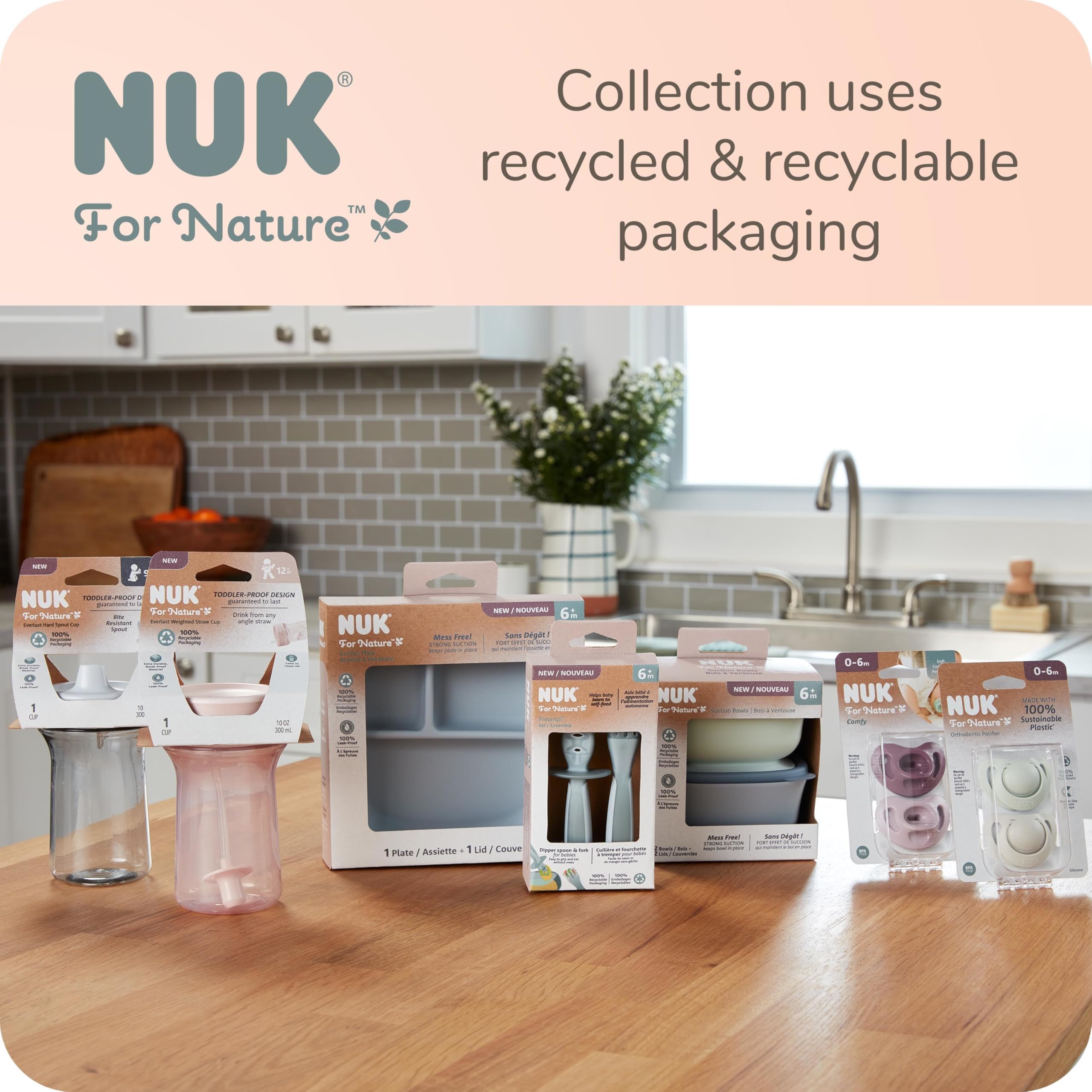 Foto 7 pulgar | Chupete Nuk For Nature™ Simply Natural De Silicona 0-6m - Venta Internacional.