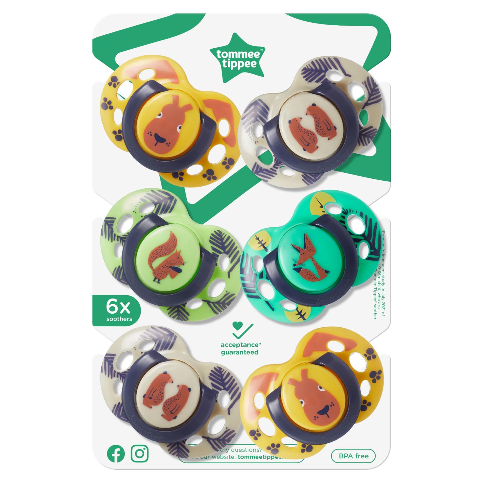 Foto 7 pulgar | Chupete Tommee Tippee Fun De 18 A 36 Meses Con Tetina De Silicona - Venta Internacional.