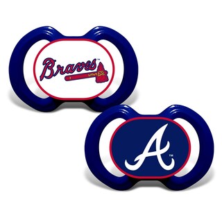 Foto 1 | Chupete Baby Fanatic Atlanta Braves, Paquete De 2 Unidades, Sin Bpa - Venta Internacional.