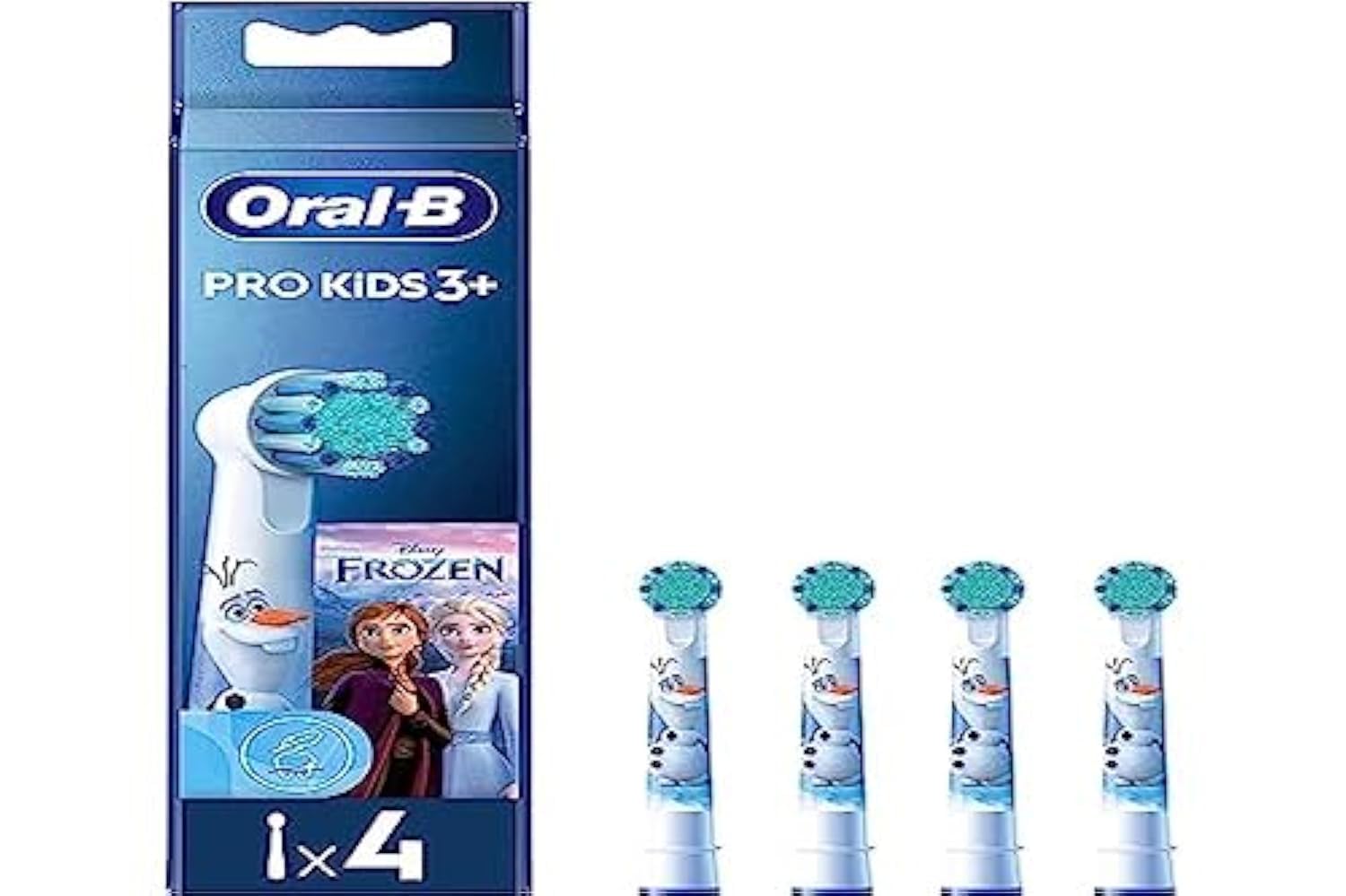 Foto 2 pulgar | Cabezal De Cepillo De Dientes Oral-b Pro Kids Electric Disney Frozen, Paquete De 4 - Venta Internacional.