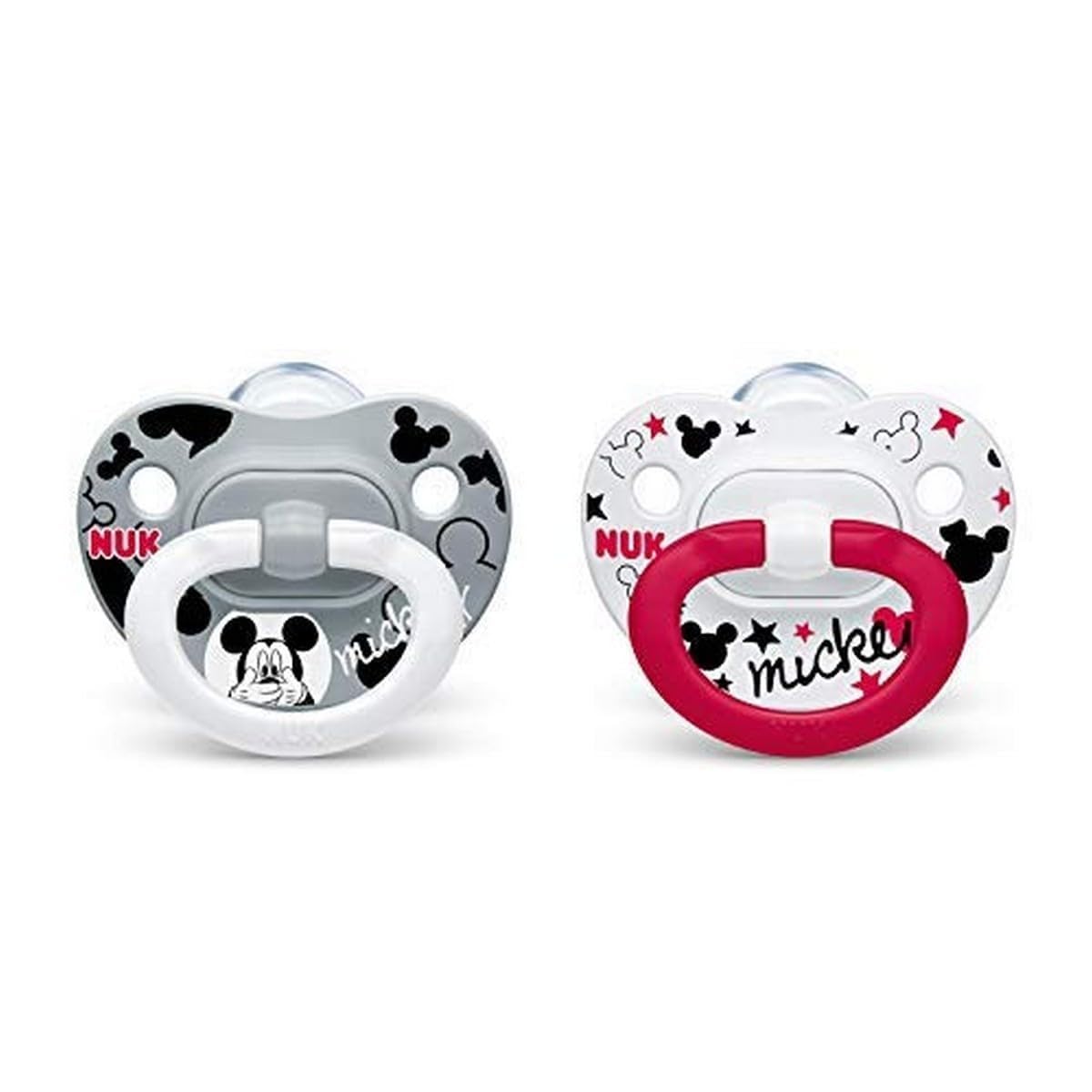 Foto 2 pulgar | Chupetes Nuk Disney Mickey Mouse De Ortodoncia De 0 A 6 M, Paquete De 2 - Venta Internacional.
