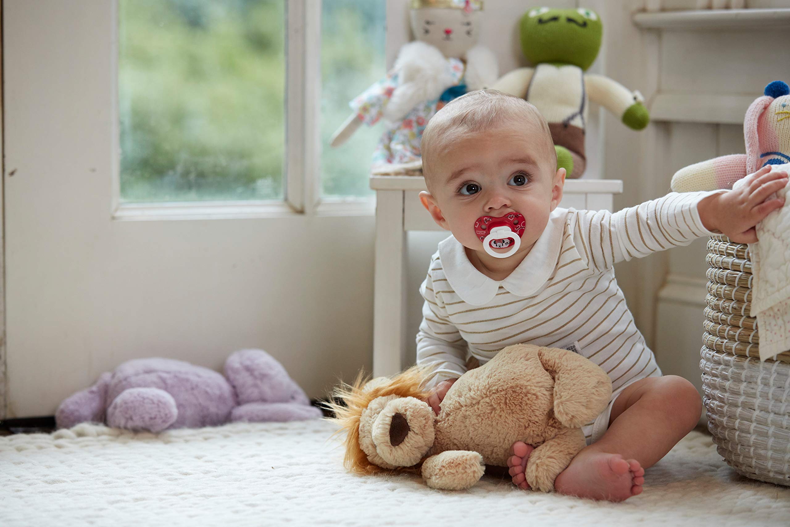 Foto 7 | Chupetes Nuk Disney Mickey Mouse De Ortodoncia De 0 A 6 M, Paquete De 2 - Venta Internacional.