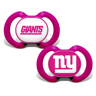 Foto 1 | Chupete Para Niñas Fanatic, Color Rosa, De Los New York Giants De La Nfl, Paquete De 2 - Venta Internacional.