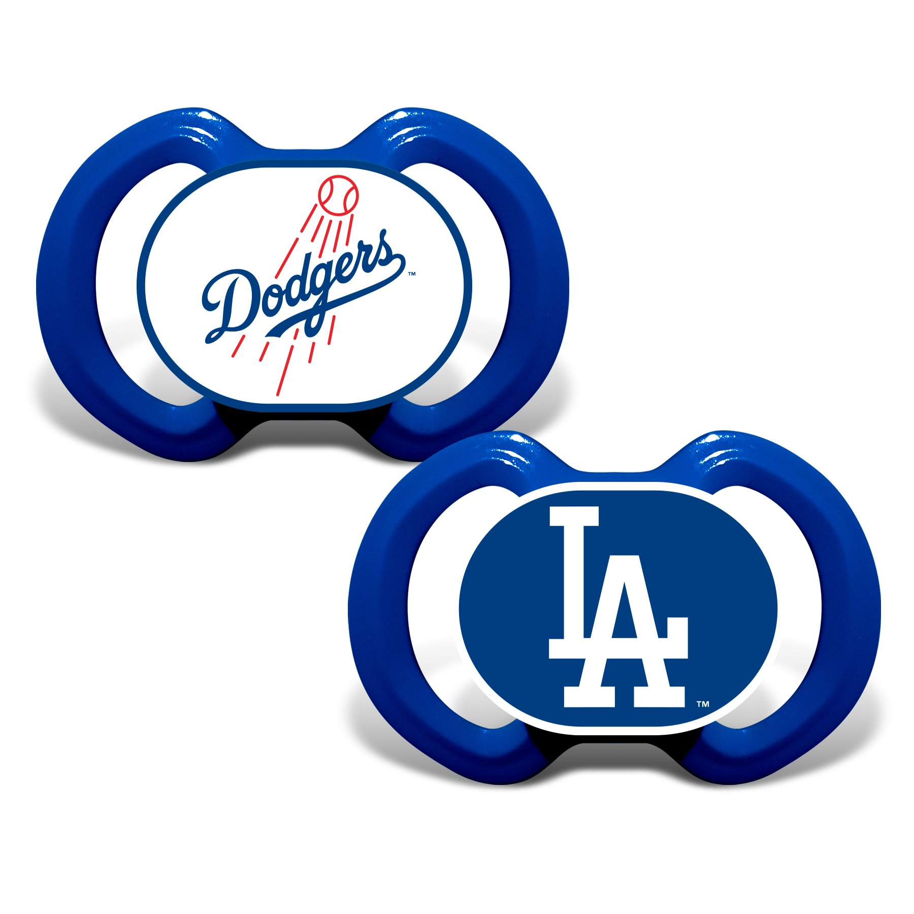 Foto 2 pulgar | Chupete Masterpieces Lad2000 Los Angeles Dodgers, Paquete De 2 - Venta Internacional.