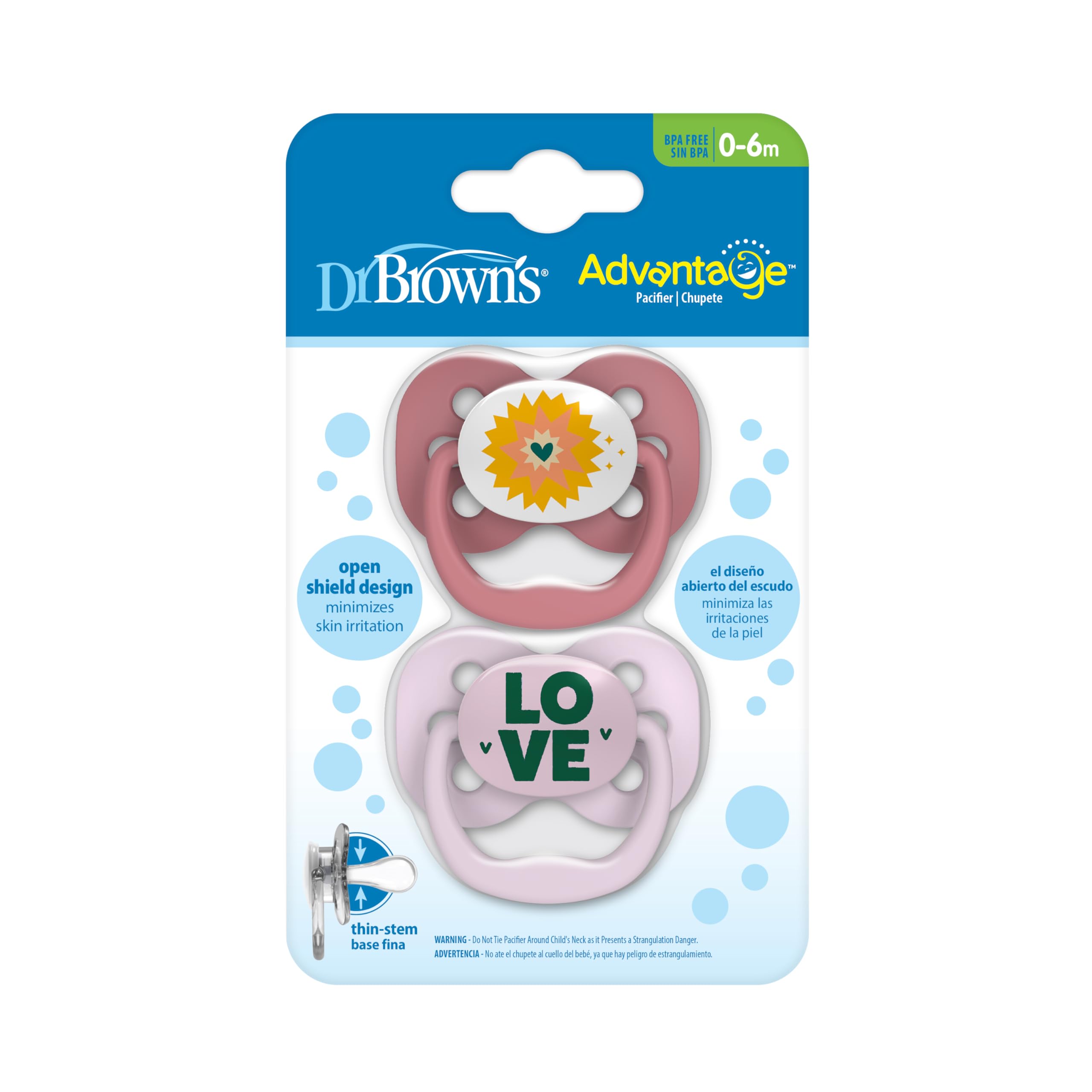 Foto 3 pulgar | Chupete Dr. Brown's Advantage Baby De 0 A 6 M Con Bombilla De Silicona Suave - Venta Internacional.