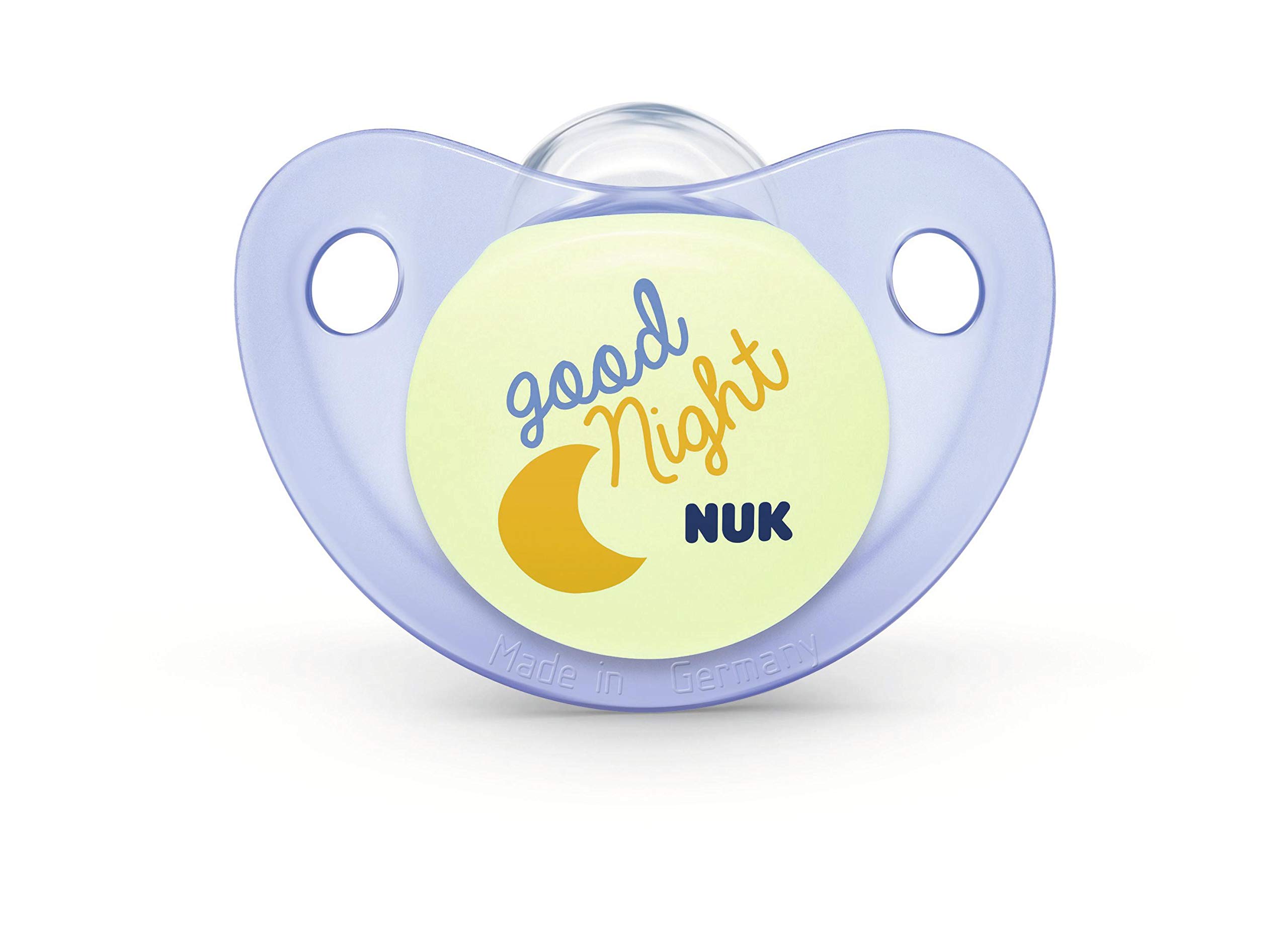 Foto 3 pulgar | Chupete Nuk, Lindo Como Un Botón, Que Brilla En La Oscuridad Para Niños De 0 A 6 M, Paquete De 2 - Venta Internacional.