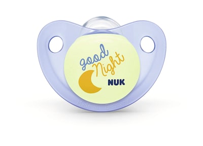 Foto 2 | Chupete Nuk, Lindo Como Un Botón, Que Brilla En La Oscuridad Para Niños De 0 A 6 M, Paquete De 2 - Venta Internacional.