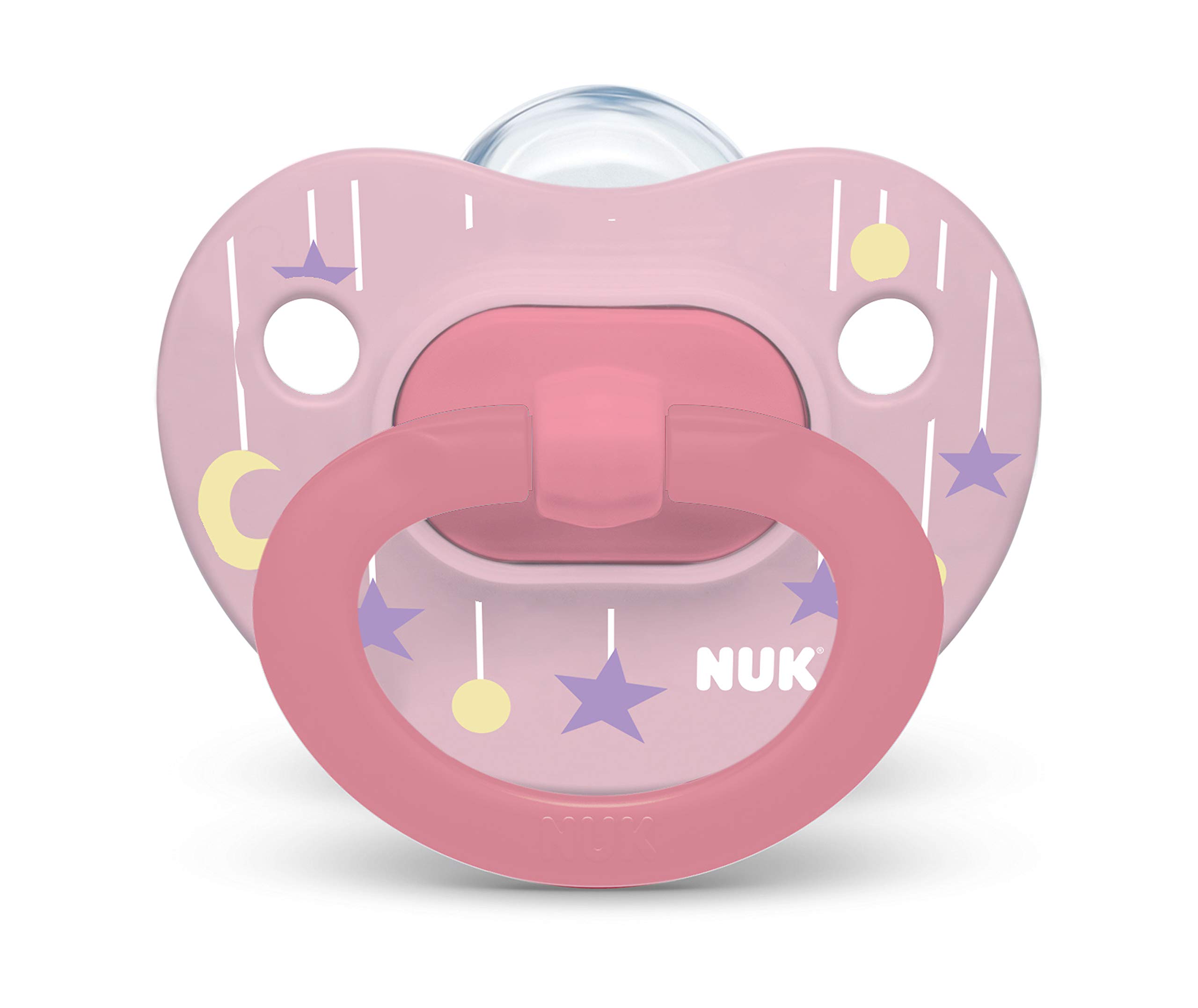 Foto 6 pulgar | Chupetes Nuk Orthodontic Zebra Que Brillan En La Oscuridad, 0-6 M (paquete De 2) - Venta Internacional.