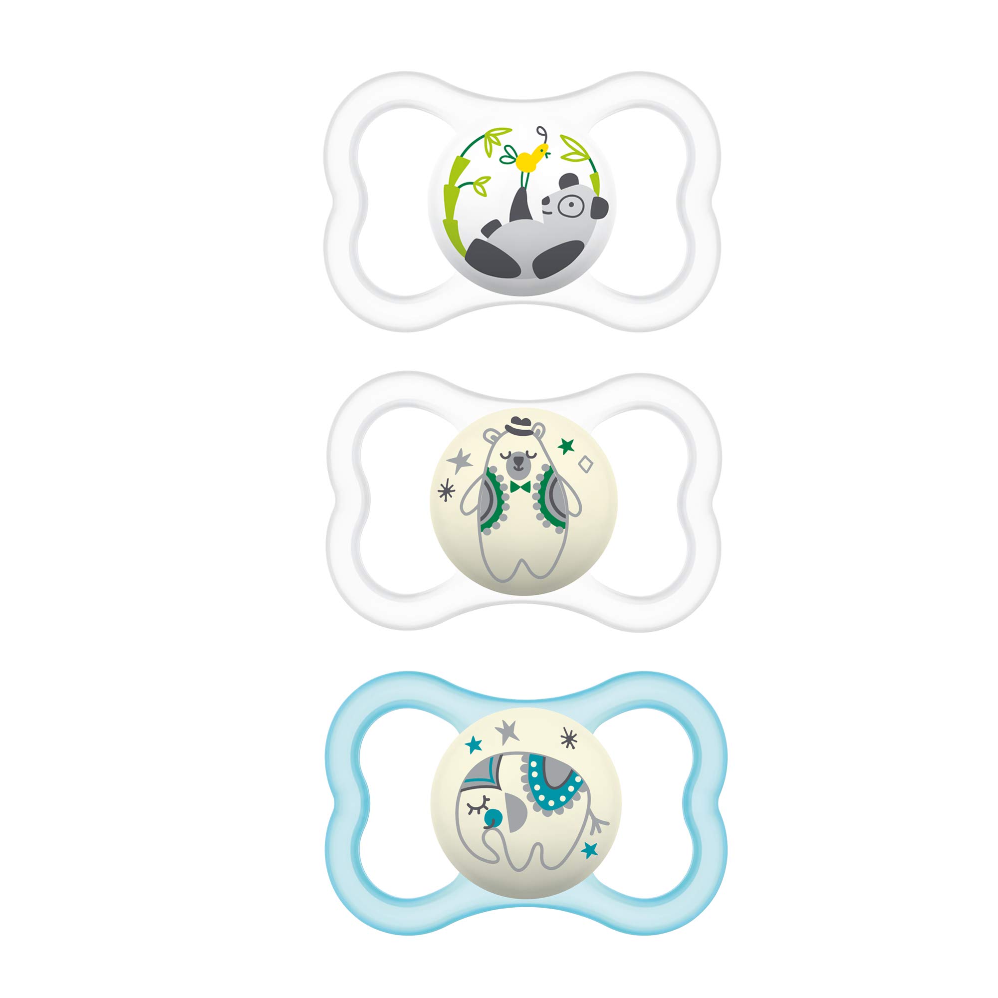 Chupete Mam Air Night & Day Para Pieles Sensibles De 6 A 16 Meses - Venta Internacional.