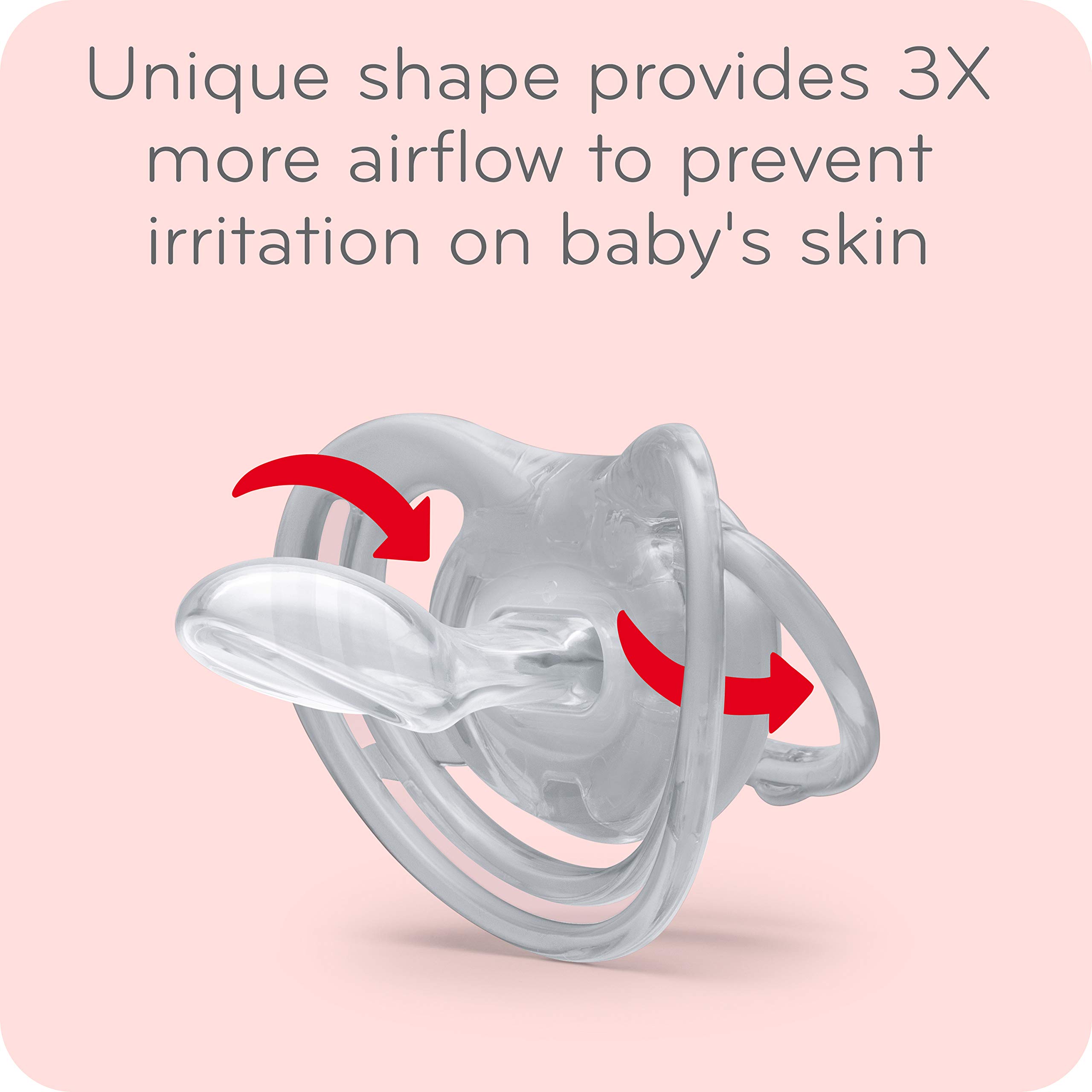 Foto 5 pulgar | Chupetes Nuk Airflow Que Brillan En La Oscuridad Para Bebés De 0 A 6 Meses - Venta Internacional.