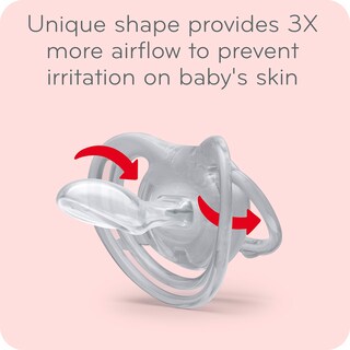 Foto 4 | Chupetes Nuk Airflow Que Brillan En La Oscuridad Para Bebés De 0 A 6 Meses - Venta Internacional.