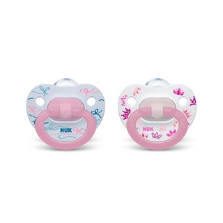 Foto 1 | Chupete Nuk Comfy Orthodontic De 18 A 36 Meses, Color Rosa, Surtido, 2 Unidades - Venta Internacional.
