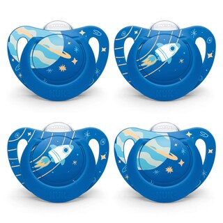 Foto 1 | Chupete Nuk Orthodontic Space Boy De 6 A 18 Meses, Paquete De 4 - Venta Internacional.
