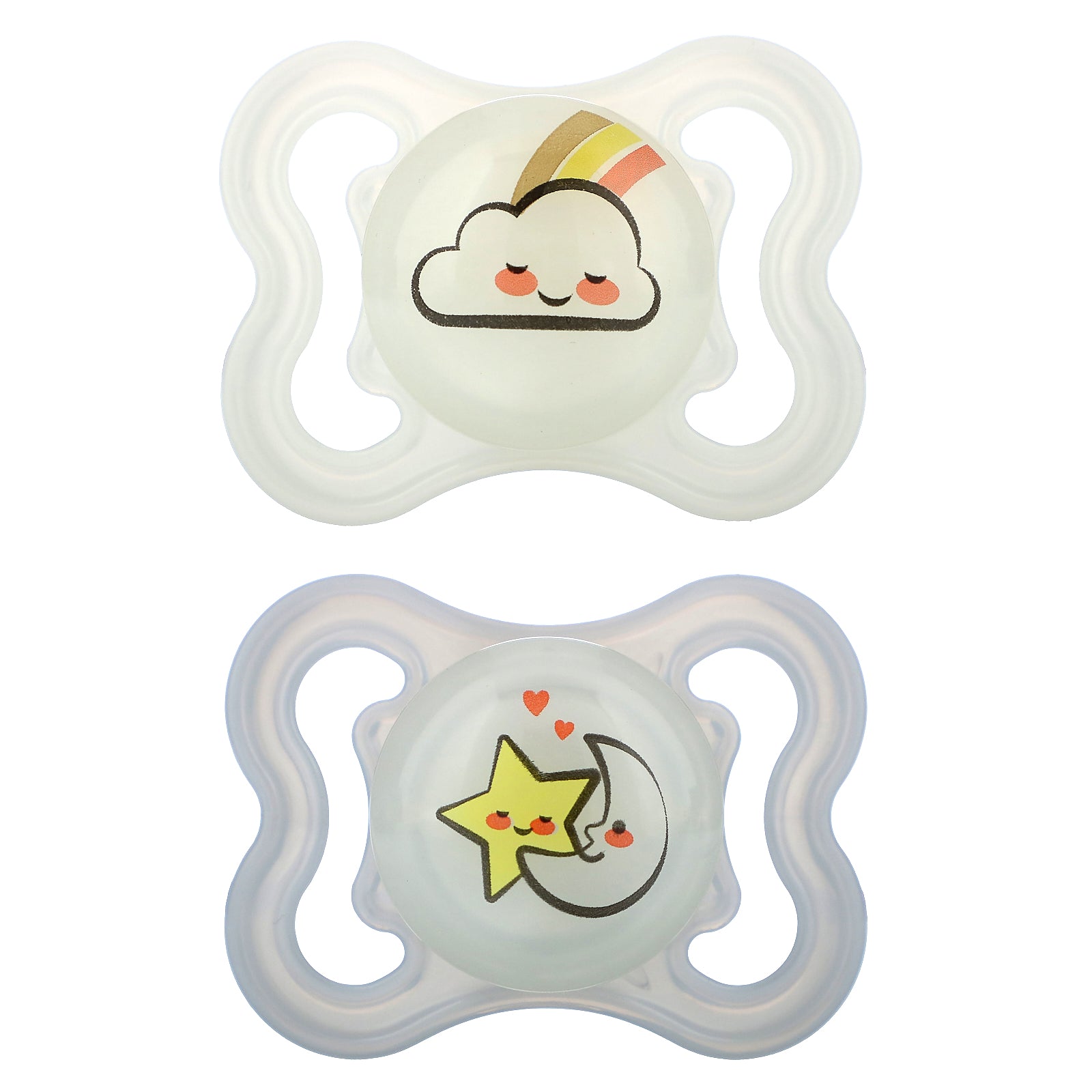 Foto 5 pulgar | Chupete Mam Supreme Night Para 0-6 Meses, Transparente (2 Unidades) - Venta Internacional.