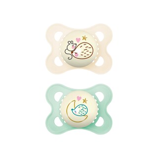 Foto 1 | Chupete Mam Night Collection Para 0-6 Meses, Unisex, 2 Unidades - Venta Internacional.