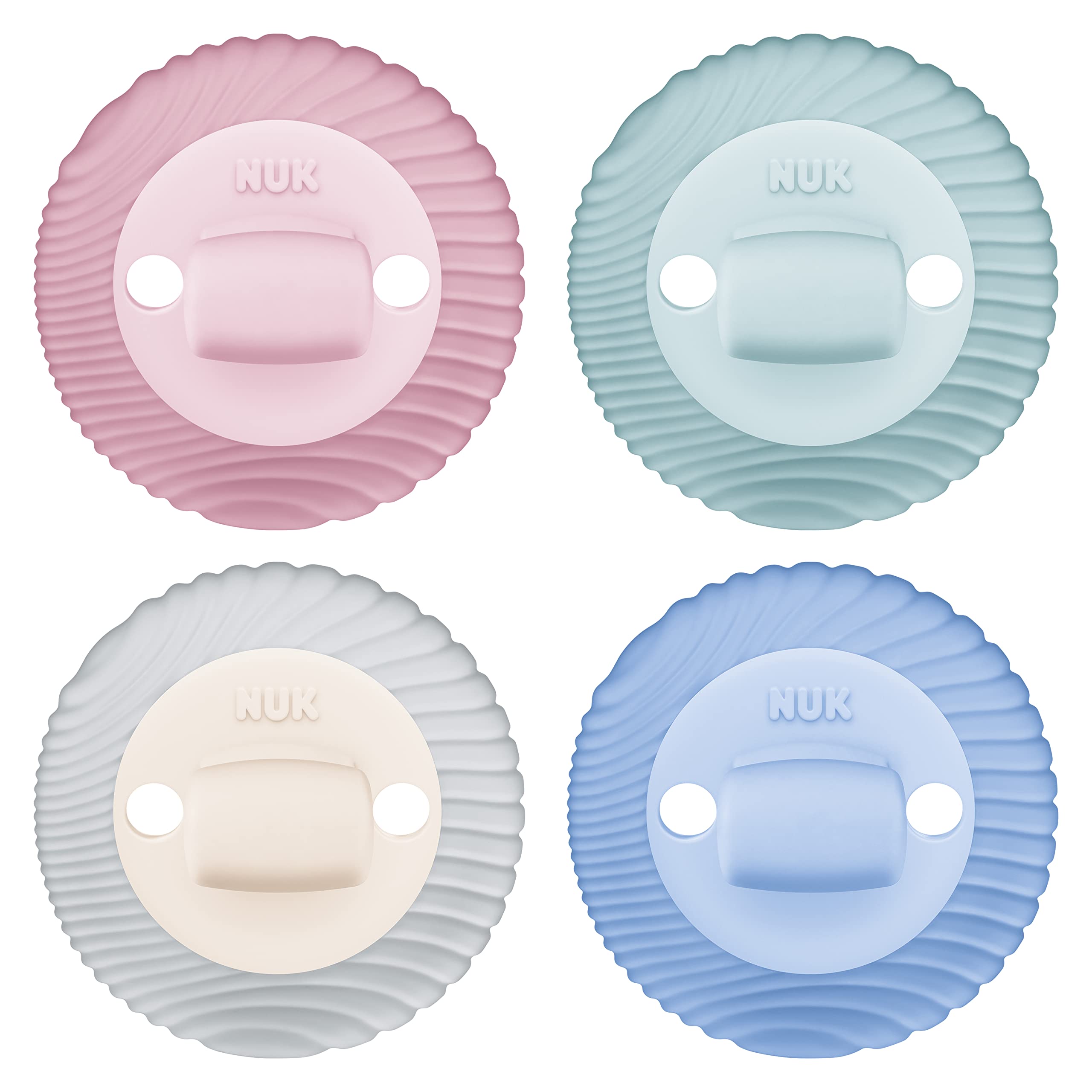 Foto 2 pulgar | Chupete Y Mordedor Nuk Comfy Duet  100% Silicona  0-12 M - Venta Internacional.