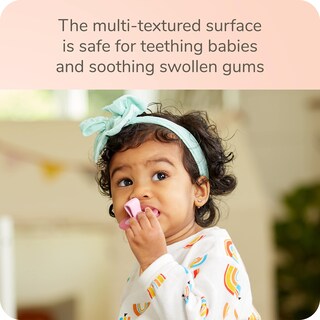 Foto 3 | Chupete Y Mordedor Nuk Comfy Duet 100% Silicona 0-12 M - Venta Internacional.