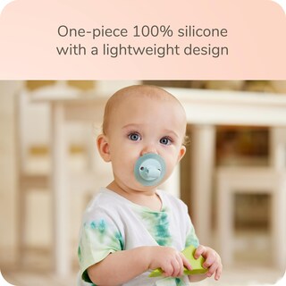 Foto 5 | Chupete Y Mordedor Nuk Comfy Duet 100% Silicona 0-12 M - Venta Internacional.