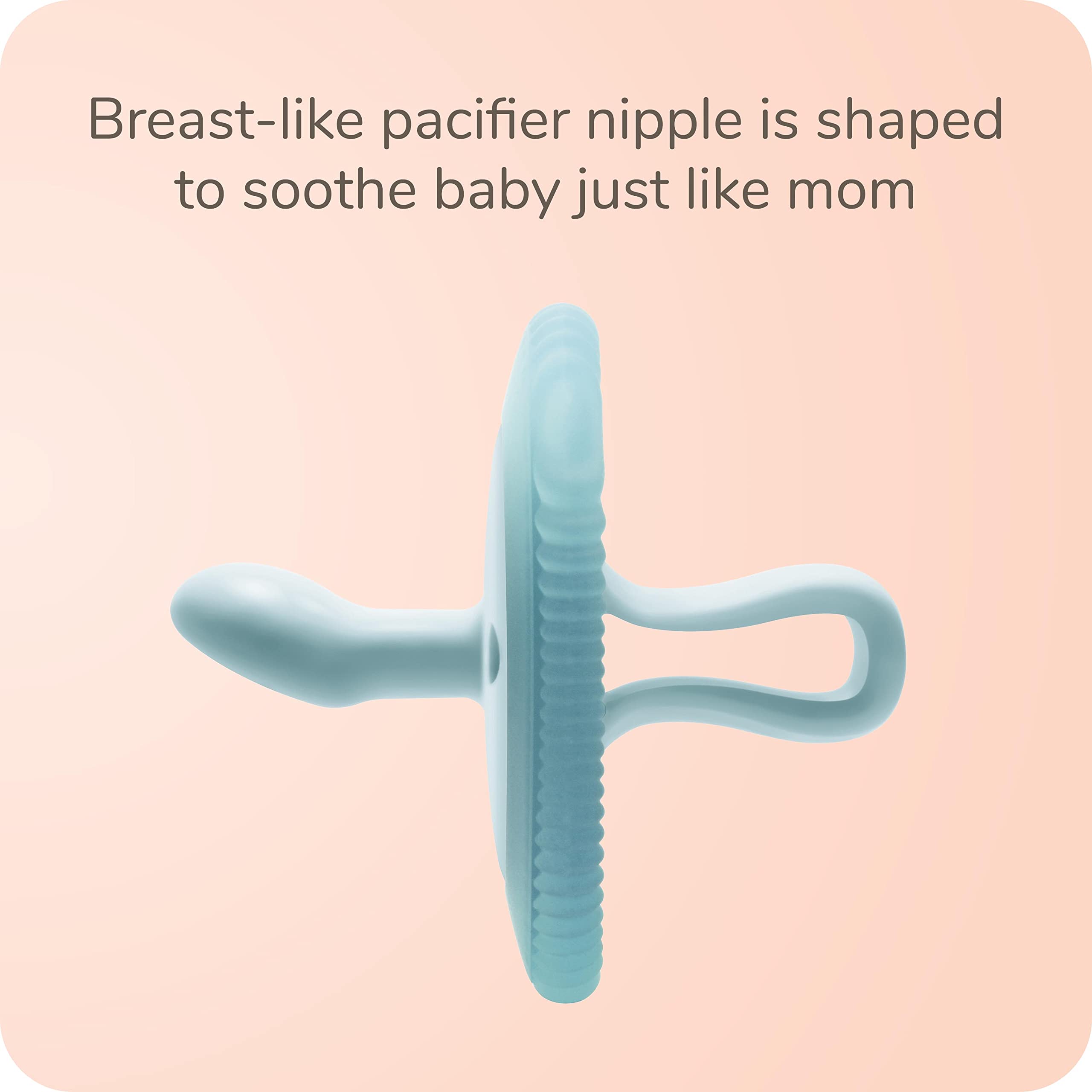 Foto 7 pulgar | Chupete Y Mordedor Nuk Comfy Duet  100% Silicona  0-12 M - Venta Internacional.