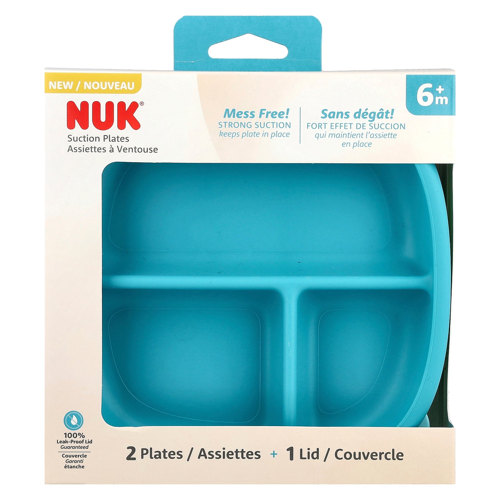Foto 1 | Placas De Succión Nuk De Más De 6 Meses  Paquete De 2 - Venta Internacional.