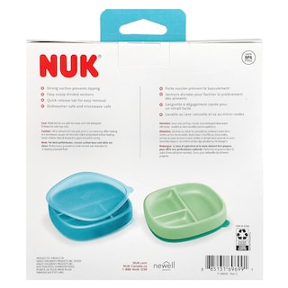 Foto 2 | Placas De Succión Nuk De Más De 6 Meses Paquete De 2 - Venta Internacional.