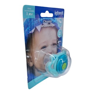 Foto 3 | Chupon Ortodontico Dino Para Bebe Color Azul