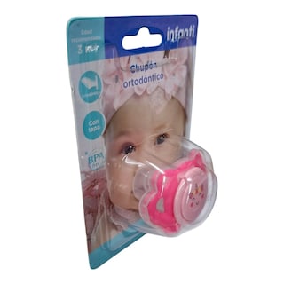 Foto 3 | Chupon Ortodontico Para Bebe Color Rosa