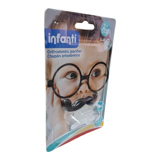 Foto 3 | Chupon Ortodontico Bigotito Infanti Para Bebe