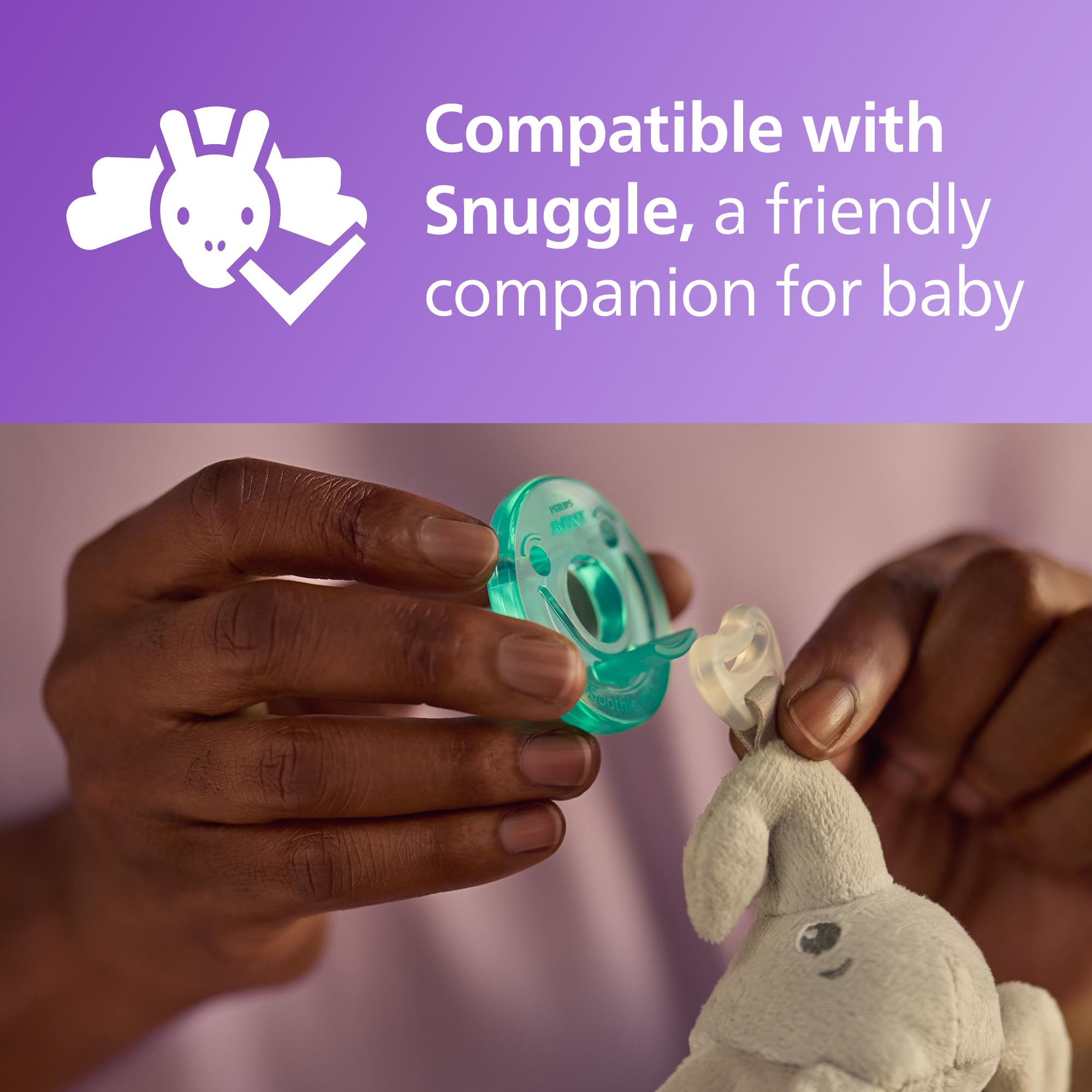 Foto 6 pulgar | Chupetes Para Bebés Avent Soothie De 3 A 18 Meses  Silicona Verde  Paquete De 4 - Venta Internacional.