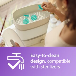 Foto 6 | Chupetes Para Bebés Avent Soothie De 3 A 18 Meses Silicona Verde Paquete De 4 - Venta Internacional.