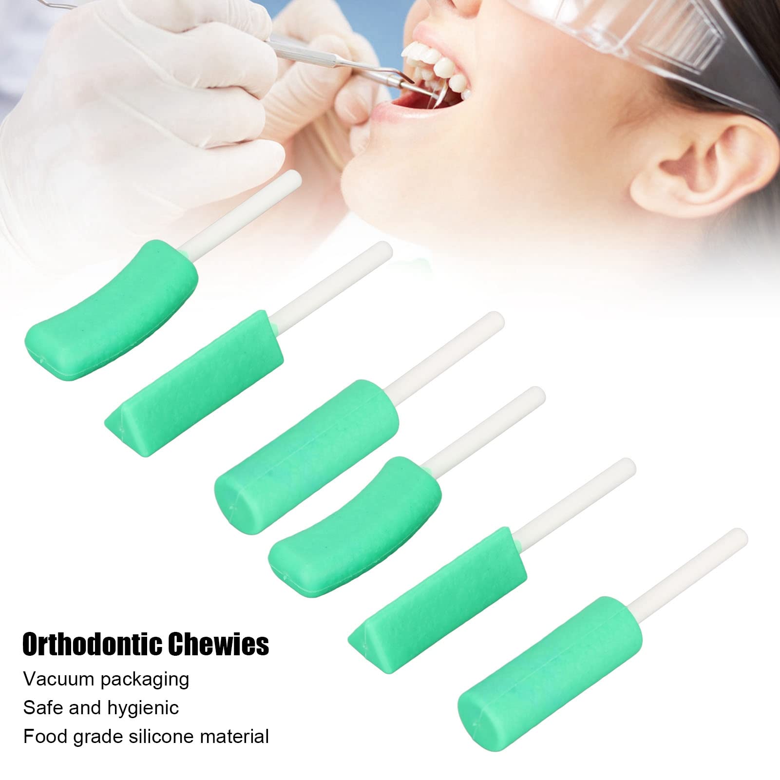 Foto 3 pulgar | Orthodontics Chewies Zjchao Aligner Chewies  6 Unidades  Verde Menta - Venta Internacional.