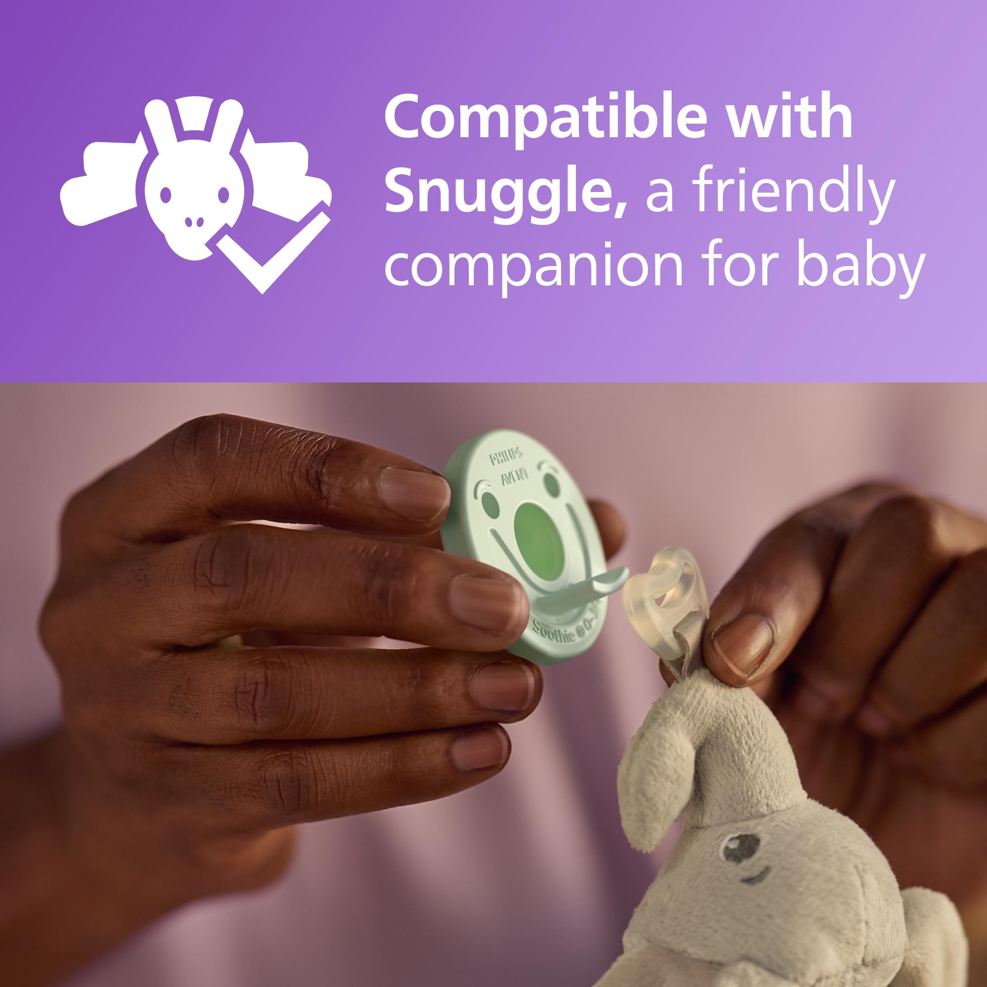 Foto 6 | Chupetes Para Bebés Avent Soothie Orthodontic De 0 A 3 Meses  Paquete De 4 - Venta Internacional.