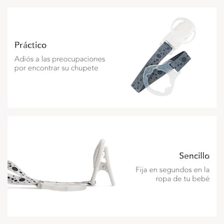 Foto 4 | Clip Sujeta Chupetes Twistshake Compatibilidad Universal Color Blanco