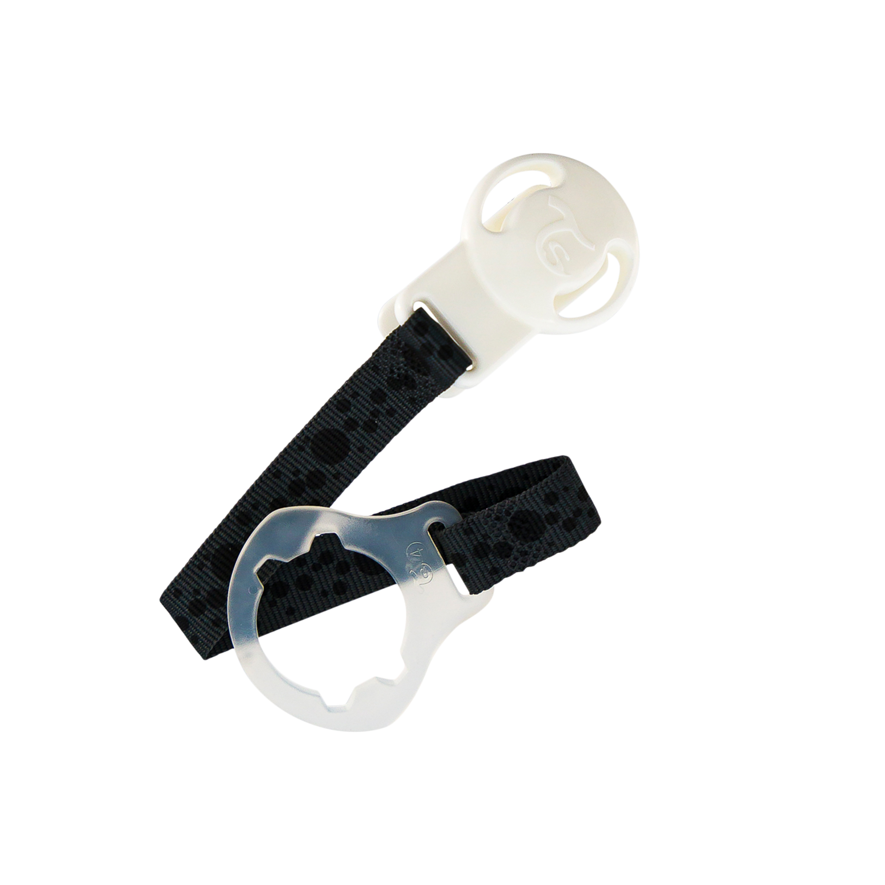 Clip Sujeta Chupetes Twistshake Compatibilidad Universal Color Negro